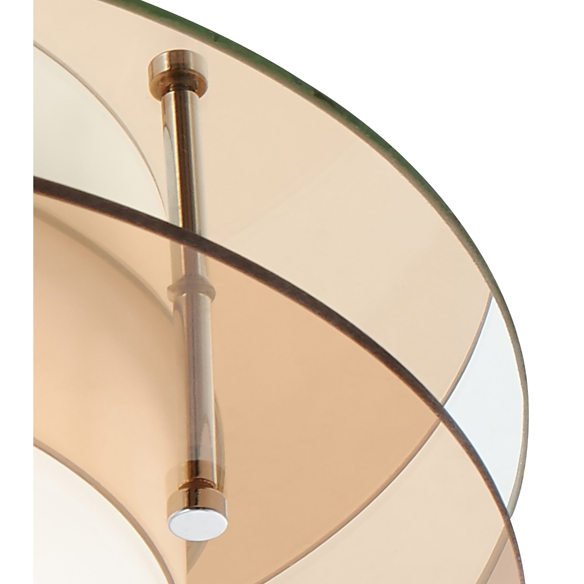 NL70489 Bart Bathroom Ceiling  Light LED Amber/Mirror