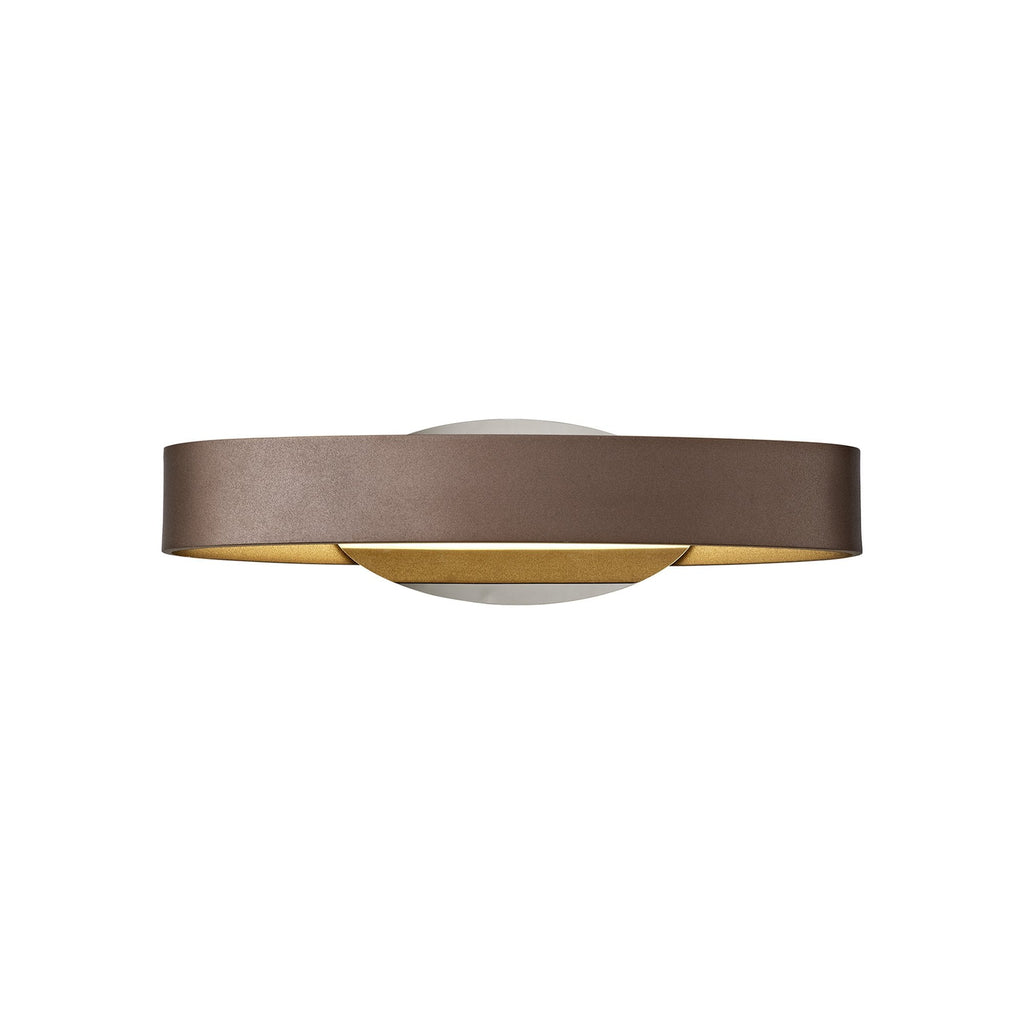 NL70399 Barry Wall Lamp LED Satin Brown/Polished Chrome