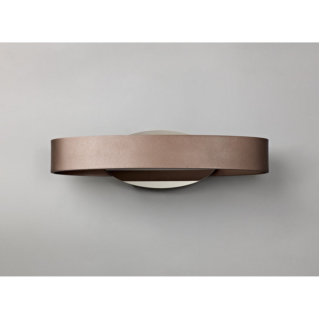 NL70399 Barry Wall Lamp LED Satin Brown/Polished Chrome