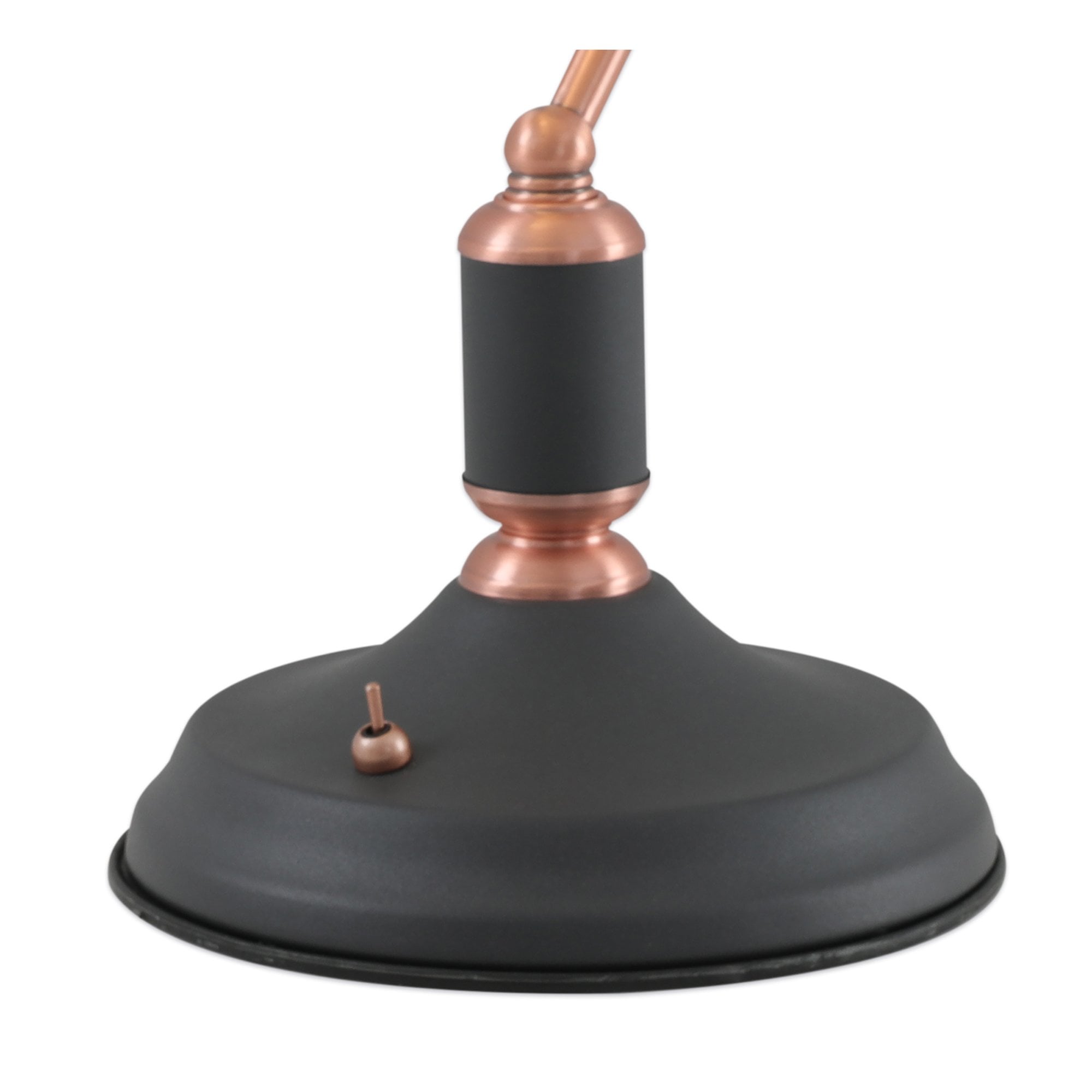 Barnie Table  Lamp 1 Light With Toggle Switch Sand Black/Copper
