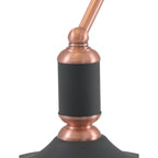 NL70019 Barnie Table Lamp 1 Light With Toggle Switch Sand Black/Copper