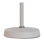 NL70069 Barnie Adjustable Table Lamp Sand White/Satin Nickel/White