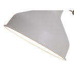 NL70069 Barnie Adjustable Table Lamp Sand White/Satin Nickel/White