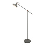 NL70089 Barnie Adjustable Floor Lamp Sand Grey/Copper/White