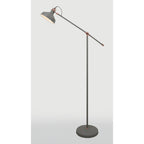 NL70089 Barnie Adjustable Floor Lamp Sand Grey/Copper/White