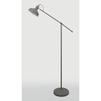 NL70089 Barnie Adjustable Floor Lamp Sand Grey/Copper/White