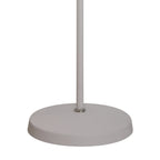 NL70099 Barnie Adjustable Floor Lamp Sand White/Satin Nickel/White