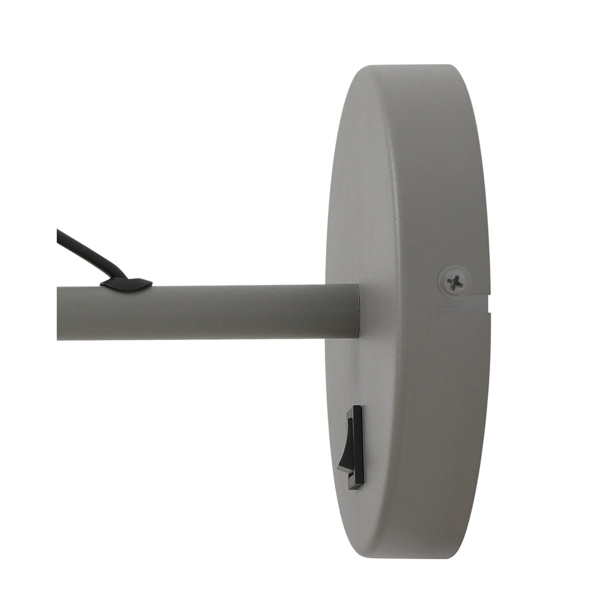 NL70119 Barnie Adjustable Wall Lamp Switched Sand Grey/Copper/White