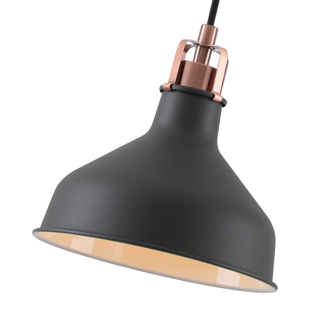 NL70139 Barnie Small Pendant Sand Black/Copper/White