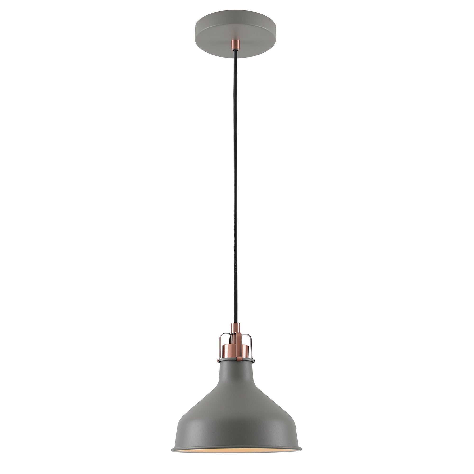 NL70149 Barnie Small Pendant Sand Grey/Copper/White