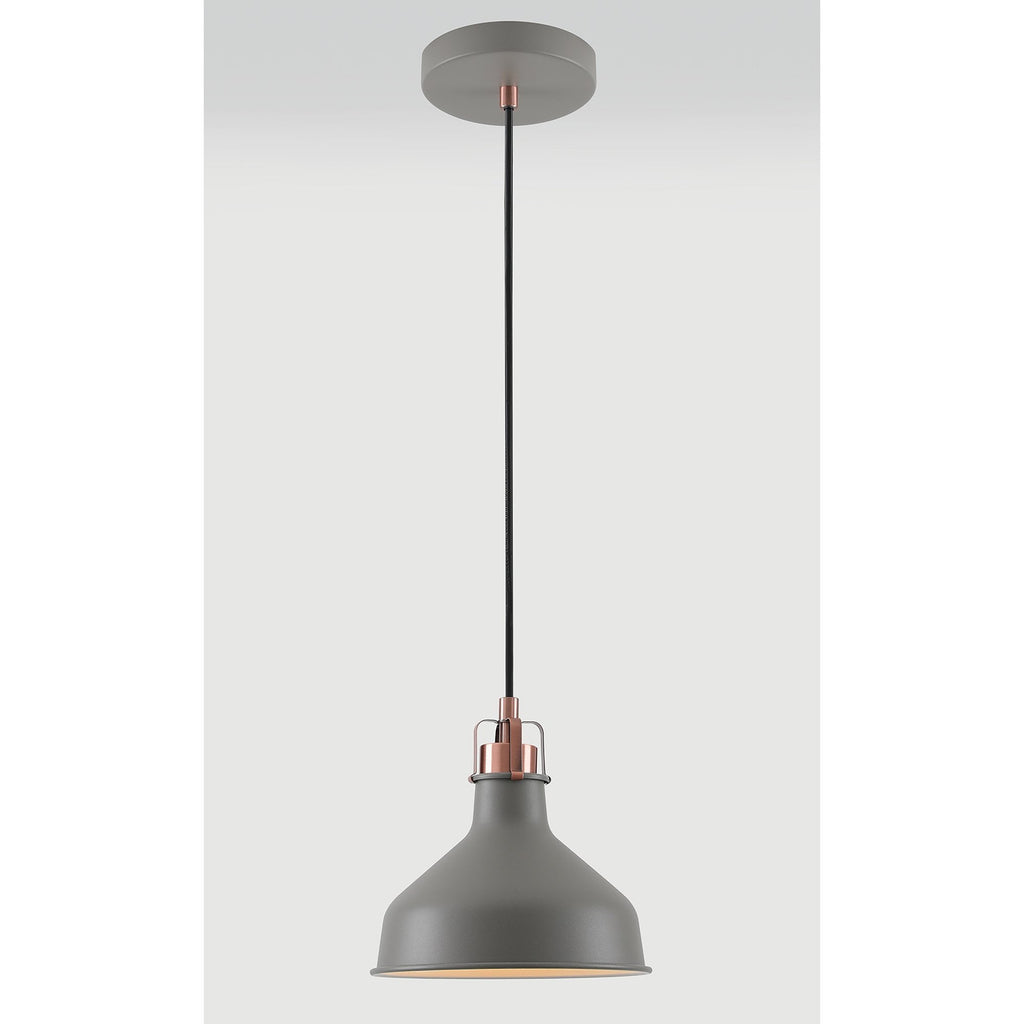 NL70149 Barnie Small Pendant Sand Grey/Copper/White