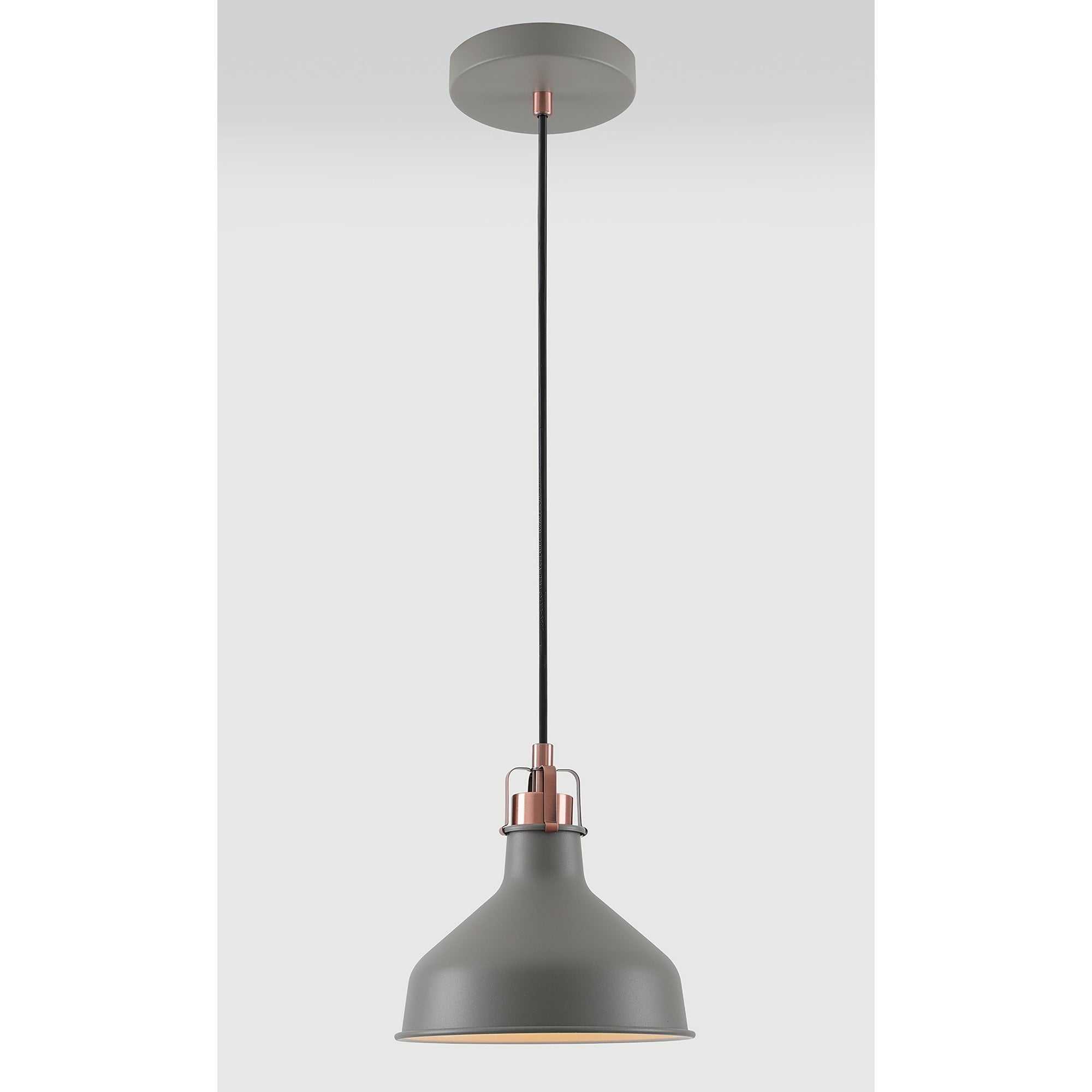 NL70149 Barnie Small Pendant Sand Grey/Copper/White