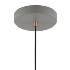 NL70149 Barnie Small Pendant Sand Grey/Copper/White