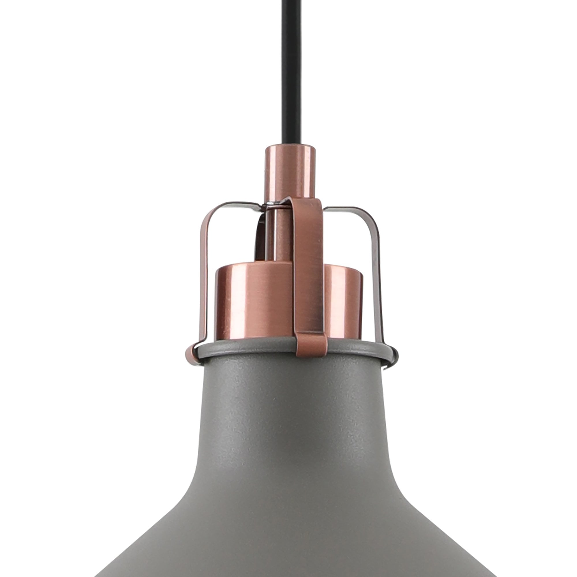 NL70149 Barnie Small Pendant Sand Grey/Copper/White
