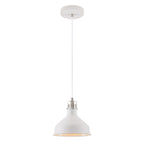 NL70159 Barnie Small Pendant Sand White/Satin Nickel/White