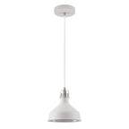 NL70159 Barnie Small Pendant Sand White/Satin Nickel/White