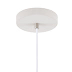 NL70159 Barnie Small Pendant Sand White/Satin Nickel/White
