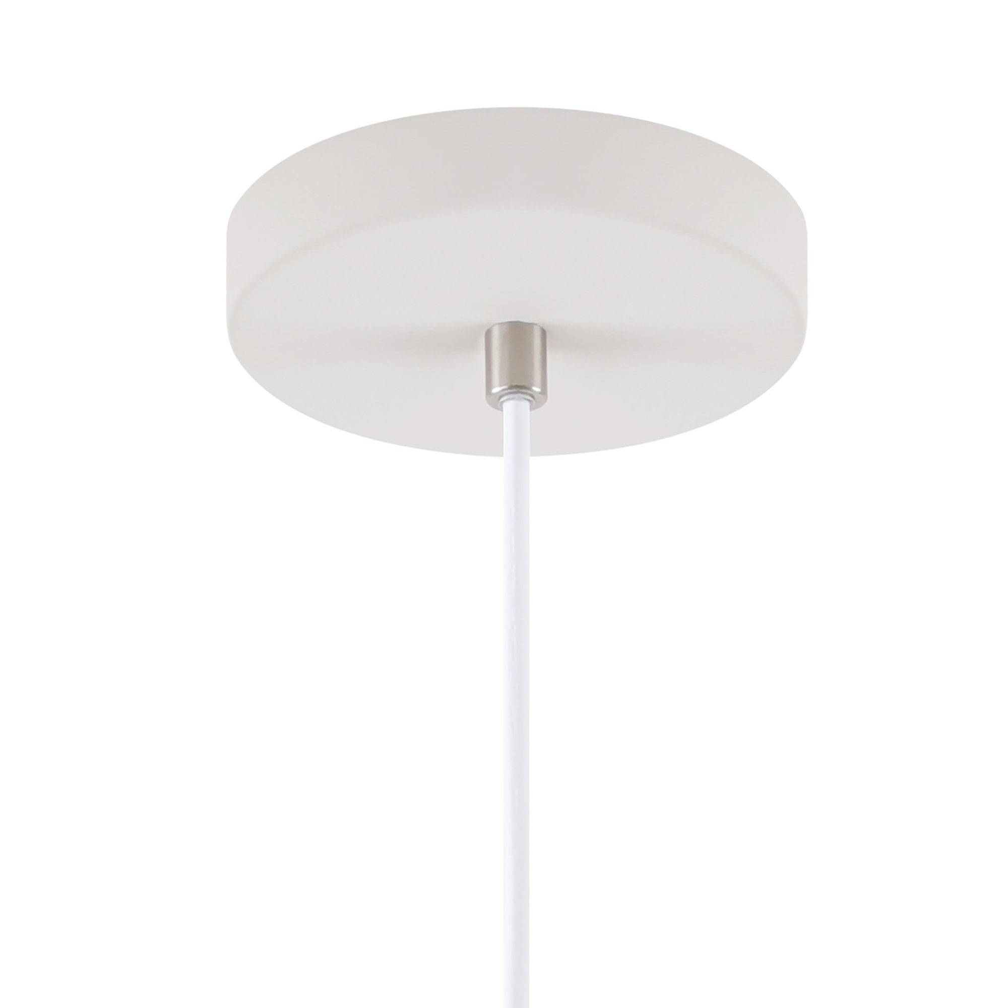 NL70159 Barnie Small Pendant Sand White/Satin Nickel/White