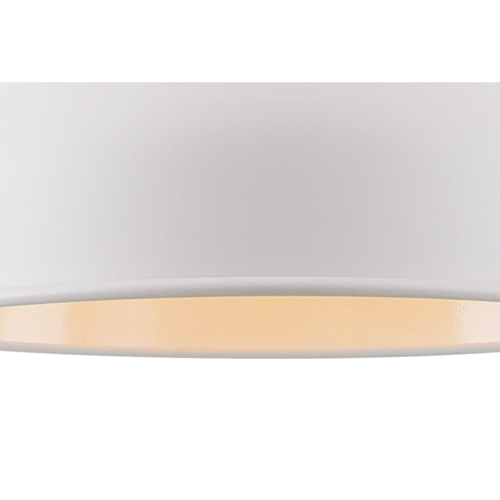 NL70159 Barnie Small Pendant Sand White/Satin Nickel/White
