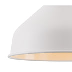 NL70159 Barnie Small Pendant Sand White/Satin Nickel/White