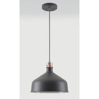NL70169 Barnie Medium Pendant Sand Black/Copper/White