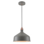 NL70179 Barnie Medium Pendant Sand Grey/Copper/White