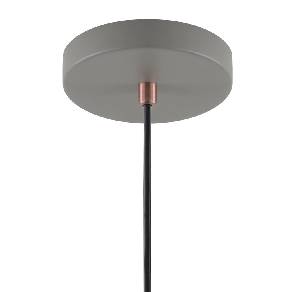 NL70179 Barnie Medium Pendant Sand Grey/Copper/White