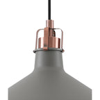 NL70179 Barnie Medium Pendant Sand Grey/Copper/White