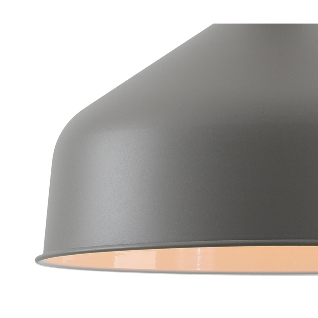 NL70179 Barnie Medium Pendant Sand Grey/Copper/White