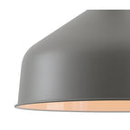 NL70179 Barnie Medium Pendant Sand Grey/Copper/White
