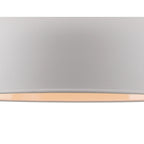 NL70189 Barnie Medium Pendant Sand White/Satin Nickel/White