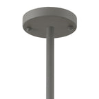 NL70209 Barnie Telescopic 5 Light Pendant Sand Grey/Copper/White