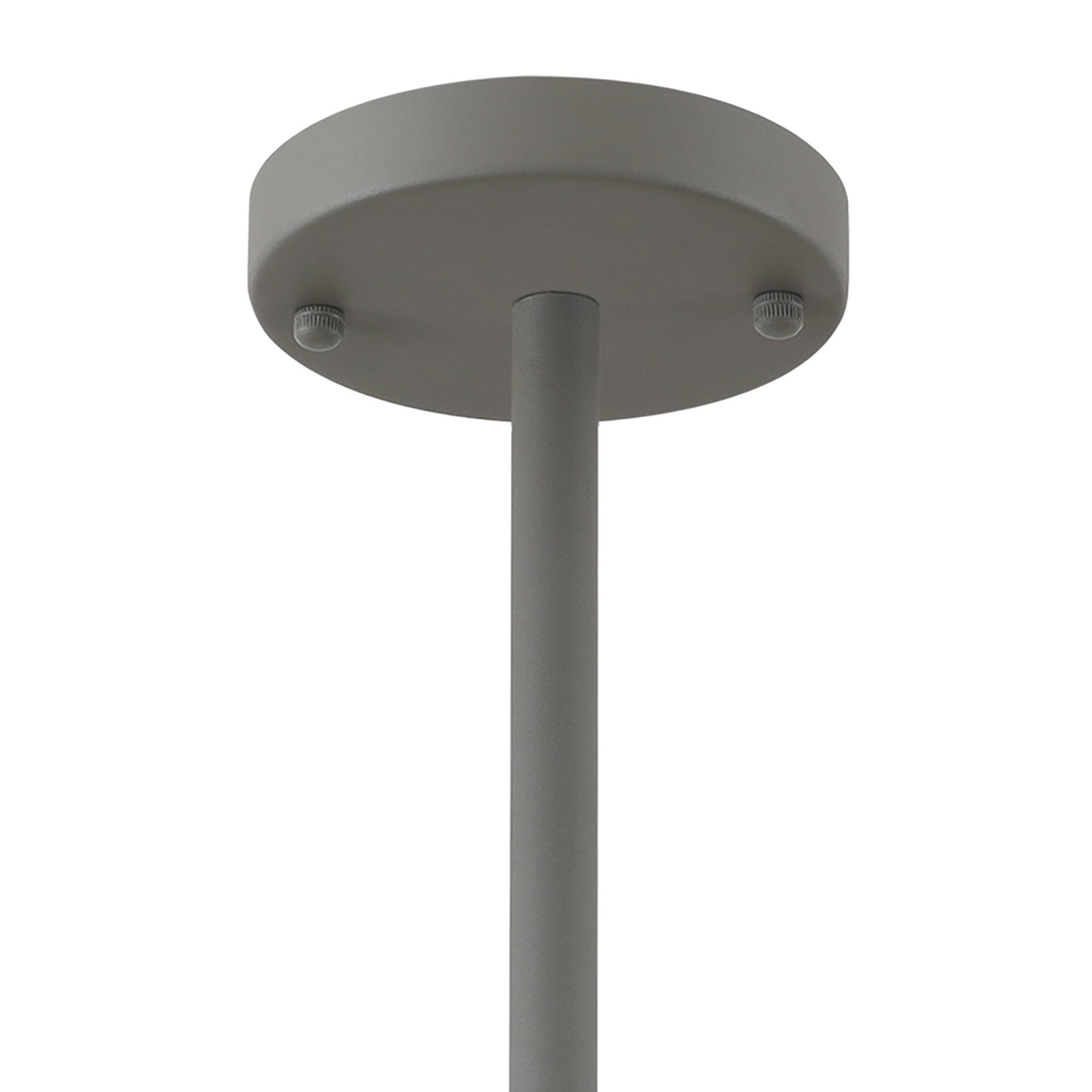 NL70209 Barnie Telescopic 5 Light Pendant Sand Grey/Copper/White