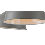 NL70209 Barnie Telescopic 5 Light Pendant Sand Grey/Copper/White