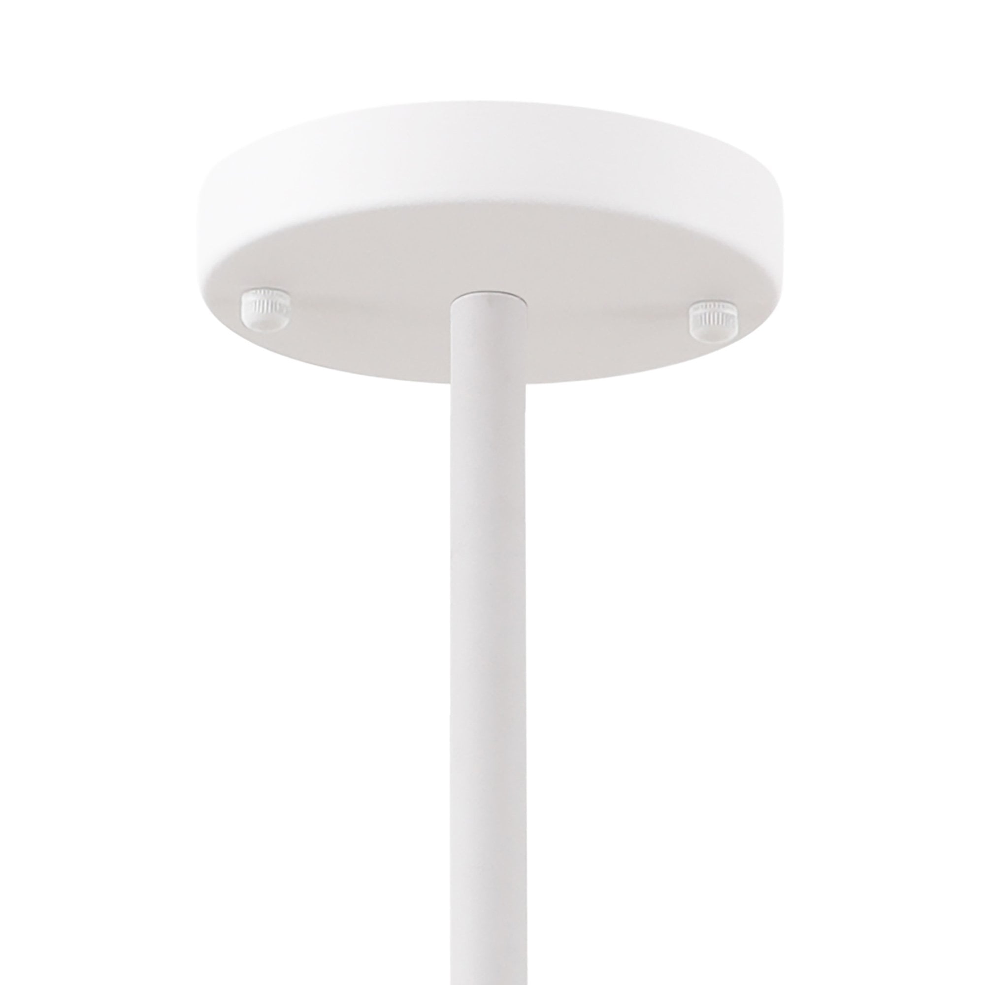 NL70219 Barnie Telescopic 5 Light Pendant Sand White/Satin Nickel/White