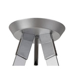 NL70499 Candy 3 Light Semi Ceiling LED Silver/Polished Chrome