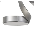 NL70499 Candy 3 Light Semi Ceiling LED Silver/Polished Chrome
