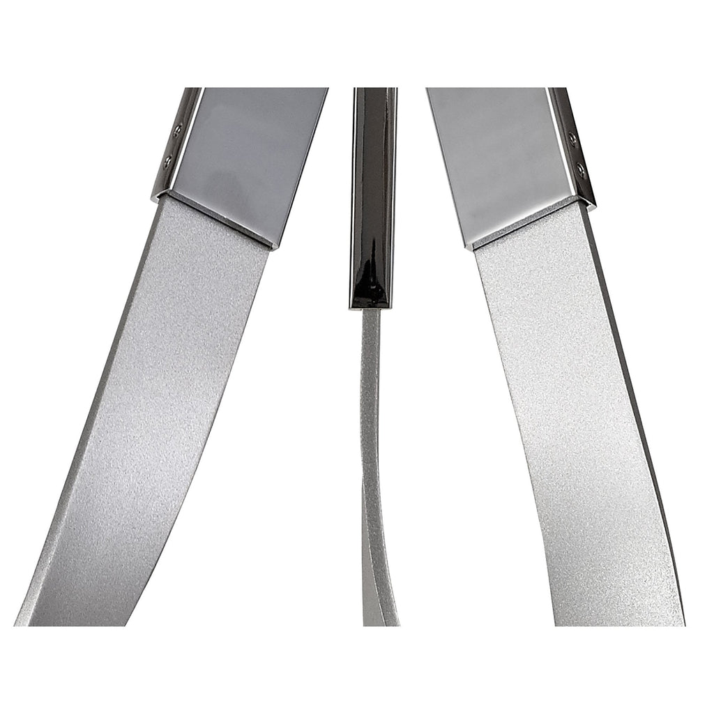 NL70499 Candy 3 Light Semi Ceiling LED Silver/Polished Chrome
