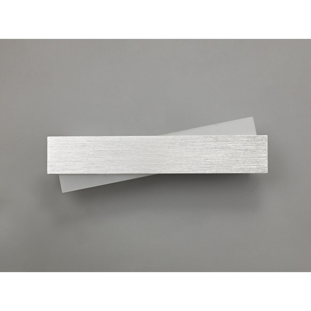 NL70429 Clive Wall Lamp LED Brushed Aluminium/Frosted White