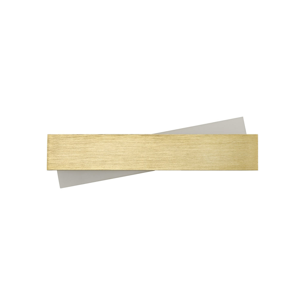 NL70439 Clive Wall Lamp LED Brushed Gold/Frosted White
