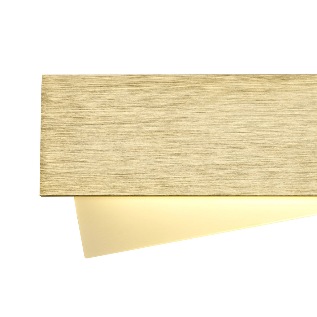 NL70439 Clive Wall Lamp LED Brushed Gold/Frosted White