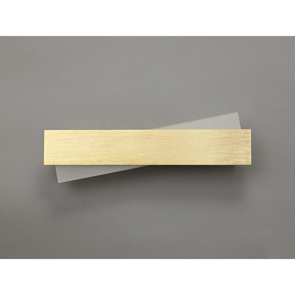 NL70439 Clive Wall Lamp LED Brushed Gold/Frosted White