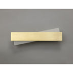 NL70439 Clive Wall Lamp LED Brushed Gold/Frosted White