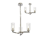 NL73099 Darling 3 Light Pendant/Semi Ceiling Polished Nickel