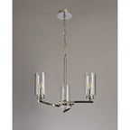NL73099 Darling 3 Light Pendant/Semi Ceiling Polished Nickel