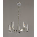 NL73109 Darling 5 Light Pendant/Semi Ceiling Polished Nickel