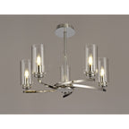 NL73109 Darling 5 Light Pendant/Semi Ceiling Polished Nickel