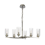NL73119 Darling Pendant/Semi Ceiling 6 Light Polished Nickel