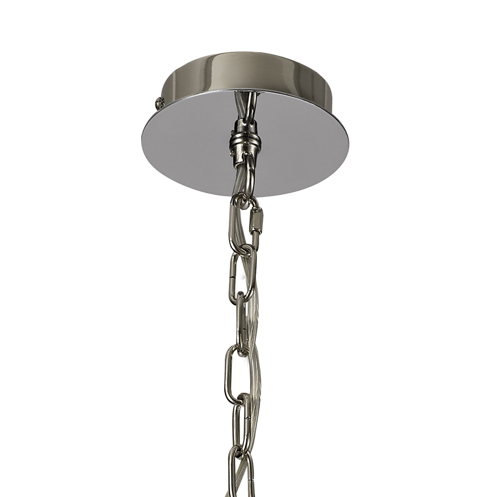 NL73119 Darling Pendant/Semi Ceiling 6 Light Polished Nickel