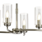 NL73119 Darling Pendant/Semi Ceiling 6 Light Polished Nickel